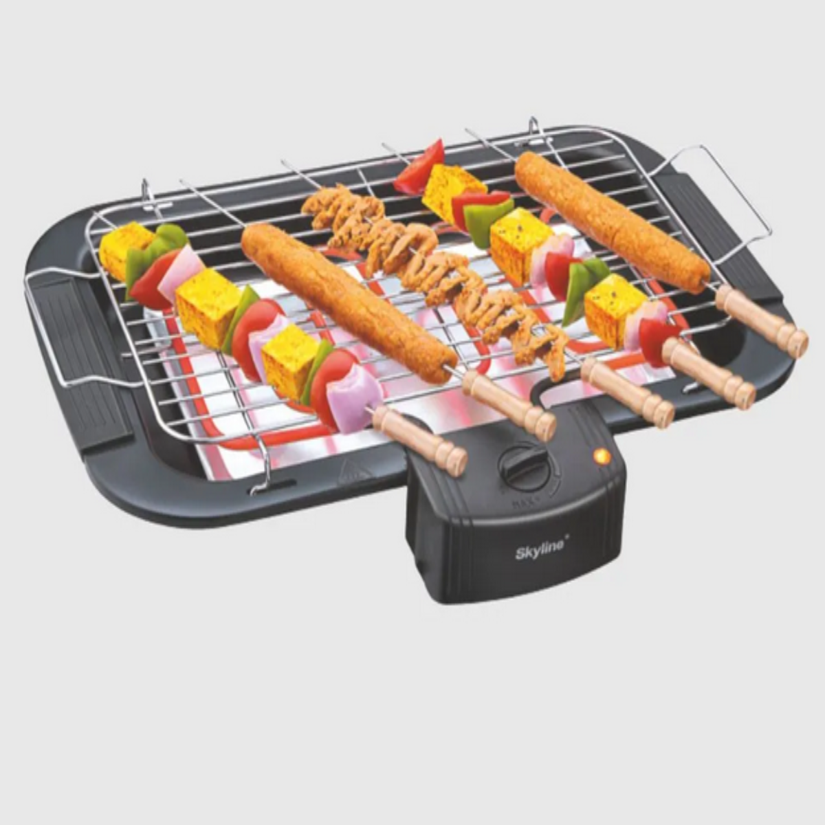 Skyline 2000 Watts Electric Barbeque Grill with 5 Skewers - VTL-4545