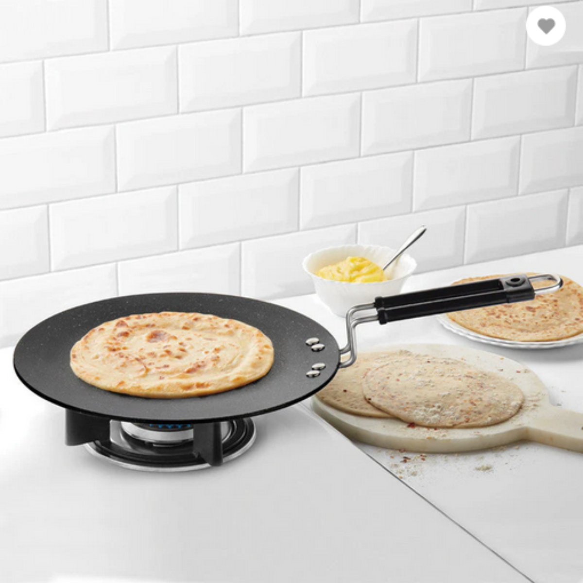 Borosil Granito Nonstick Concave Tawa 28 cm - NSCT28GR06