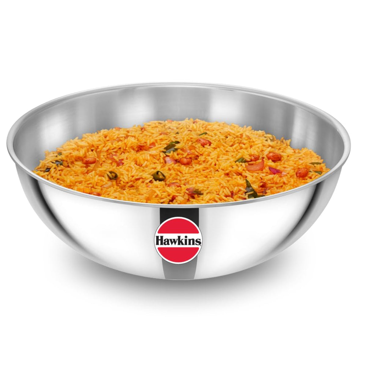 Hawkins Triply Stainless Steel Metro Kadhai (Tasla) Induction Compatible