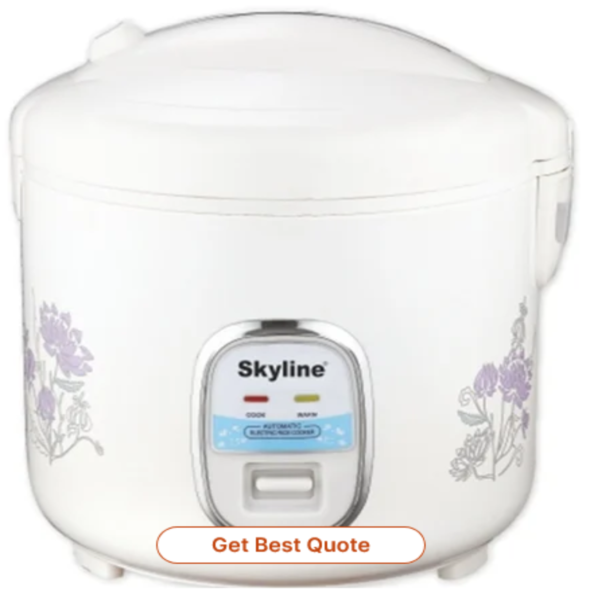 Skyline 400 Watts, 1.2 Liter Full Body Rice Cooker, Digital Controls - VTL-9080