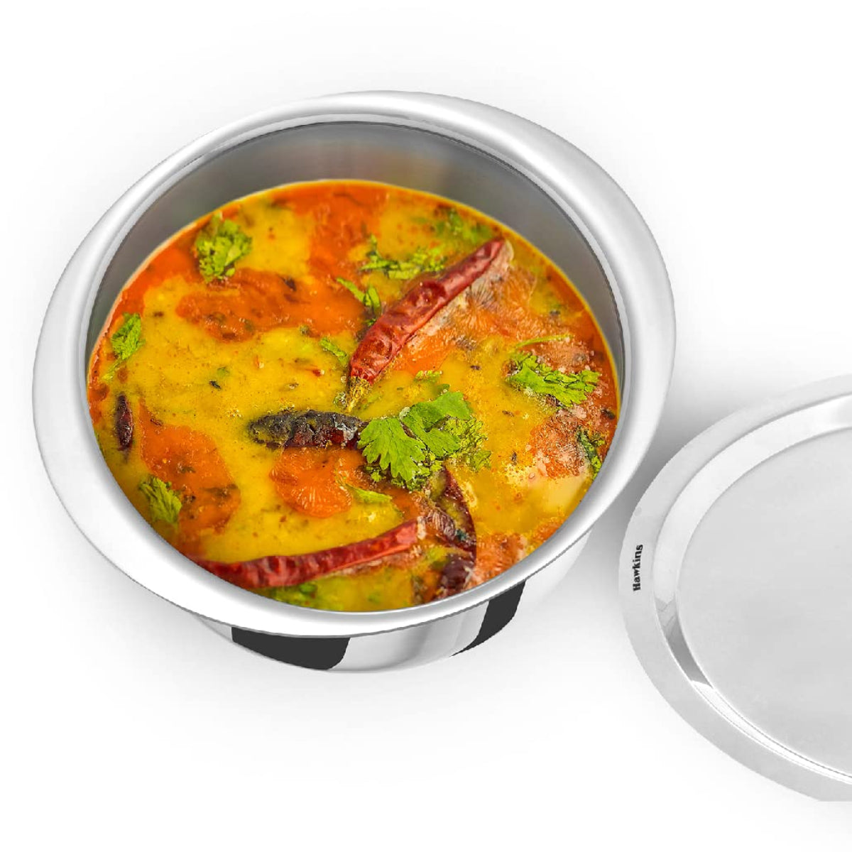 Hawkins Triply Stainless Steel Metro Patila with SS Steel Lid - Induction Compatible