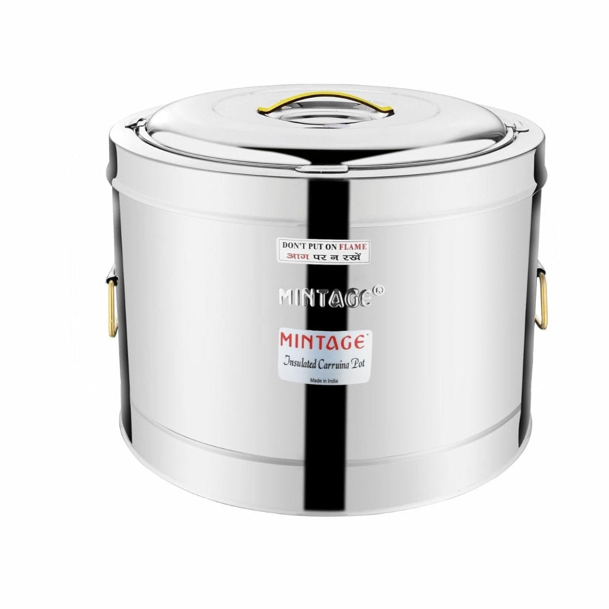 Mintage Stainless Steel Hot Pot 50L Orbit With Side Golden PVD Handle - HP-50