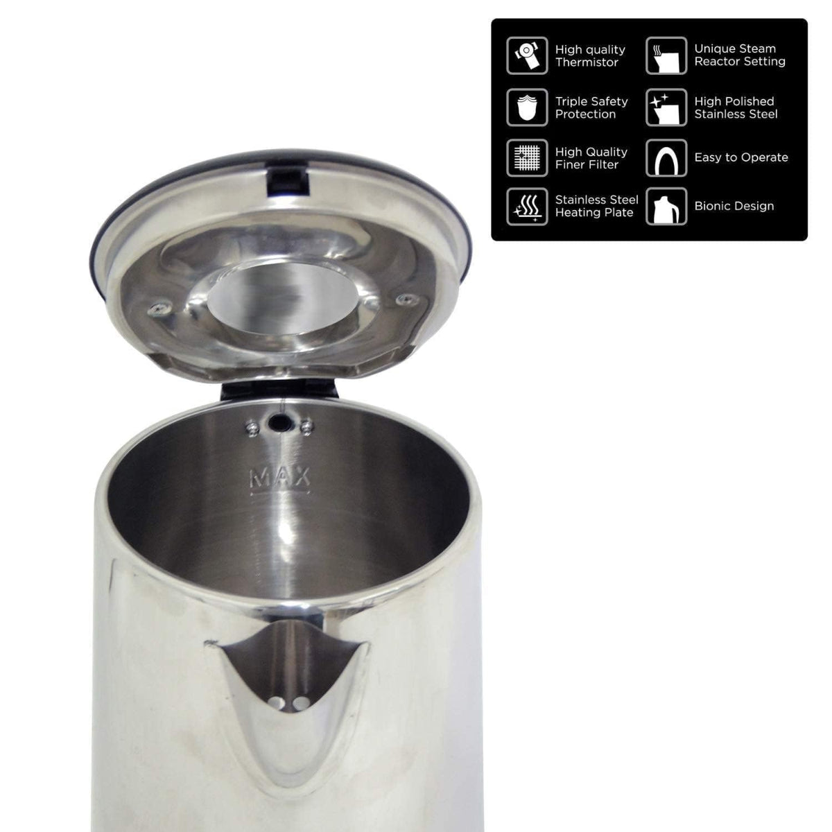 Skyline 1500 Watts, 1.8 Liter Electric Kettle - VTL-5002