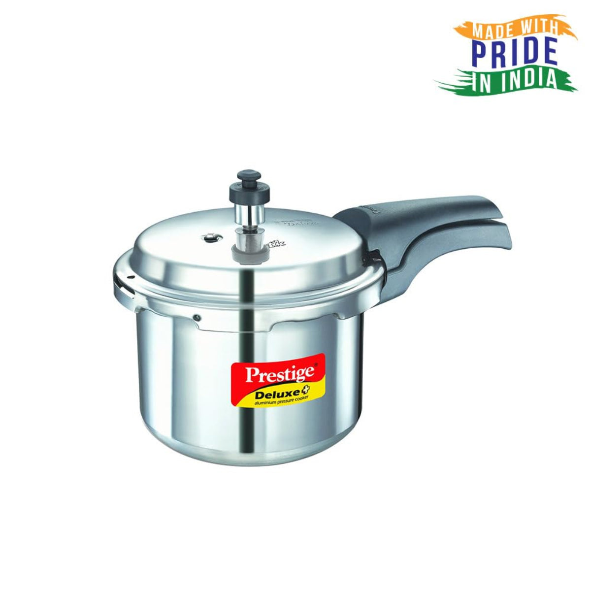 Prestige Deluxe Plus Induction Base Aluminium Outer Lid 3 Liter Pressure Cooker - 10701