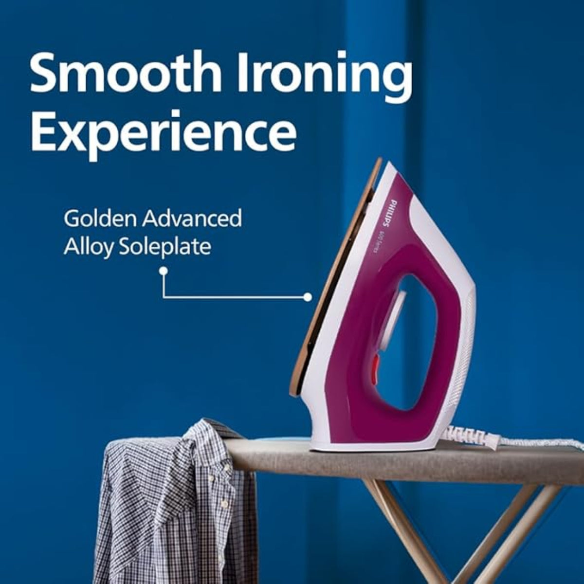 Philips Dry Iron Powerful 1000 Watts DST0610/30