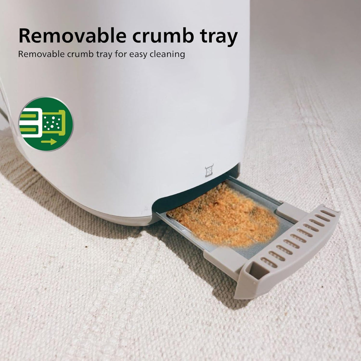 Philips 760-900 Watts Two Slice Pop Up Toaster with Bun Warmer - HD2582/00