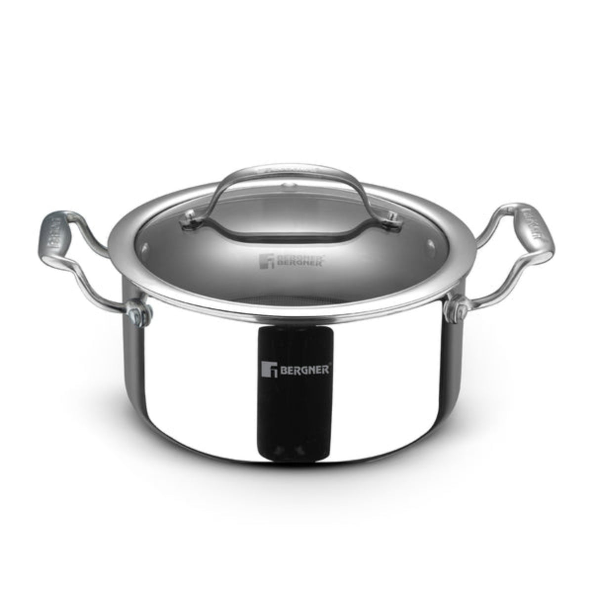 Bergner Hi-Tech Giro X Ceramic Casserole | Induction Bottom