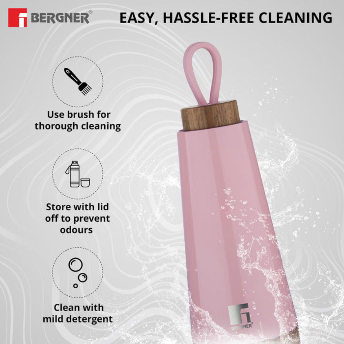Bergner Walking Fairy Fountain Thermosteel Hot and Cold Bottle