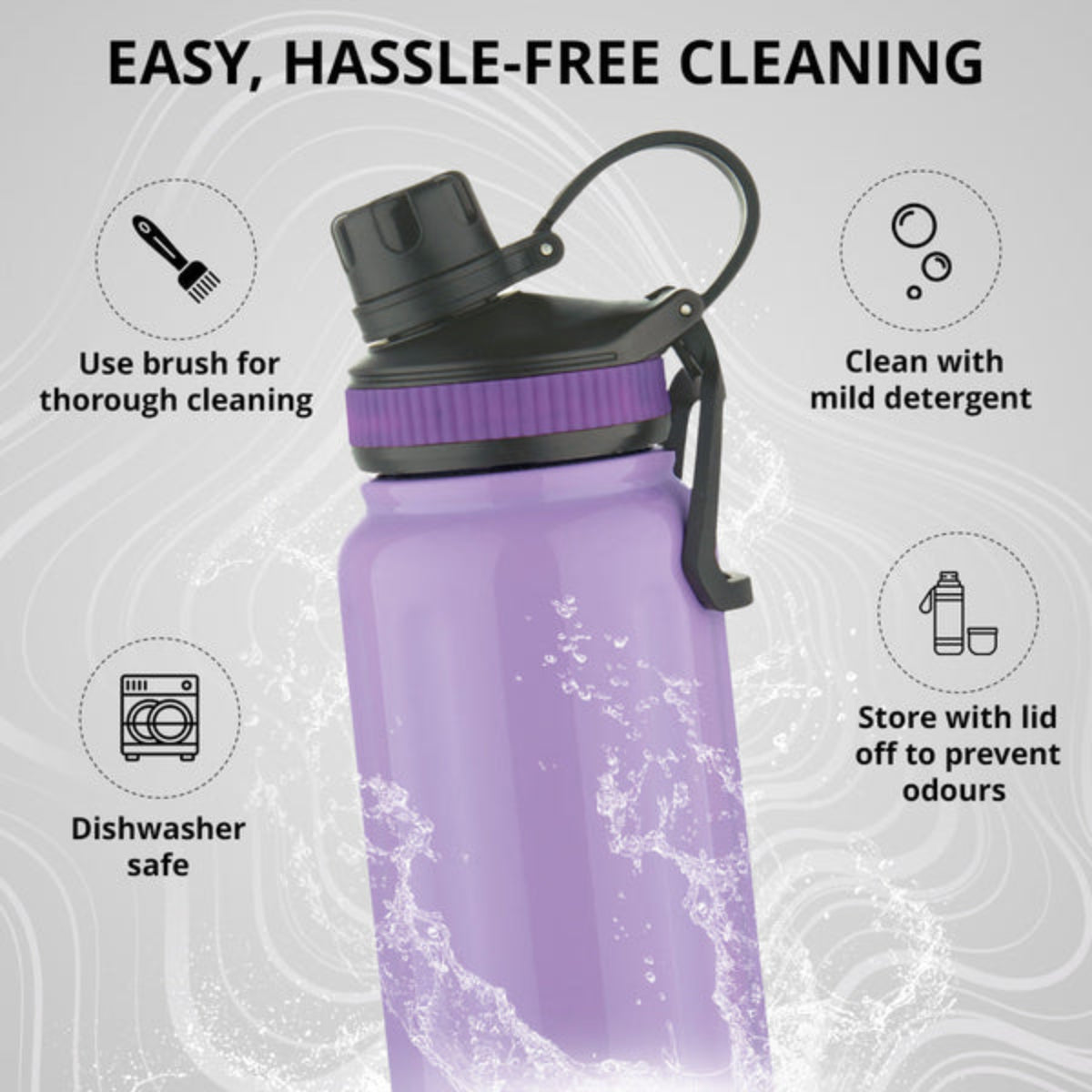 Bergner Walking AquaFit Thermosteel Hot and Cold 500ml Bottle