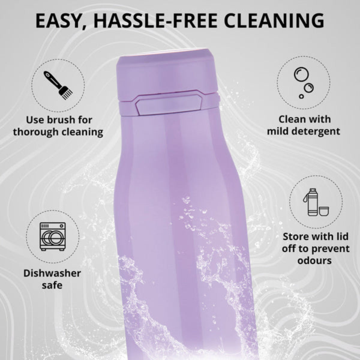 Bergner Walking Liquid Luxe Thermosteel Hot and Cold 500ml Bottle