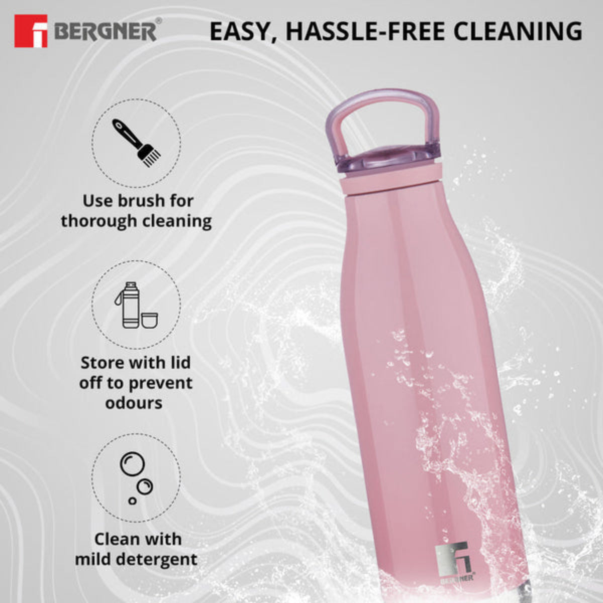 Bergner Walking Belle Blossom Thermosteel Hot and Cold 500ml