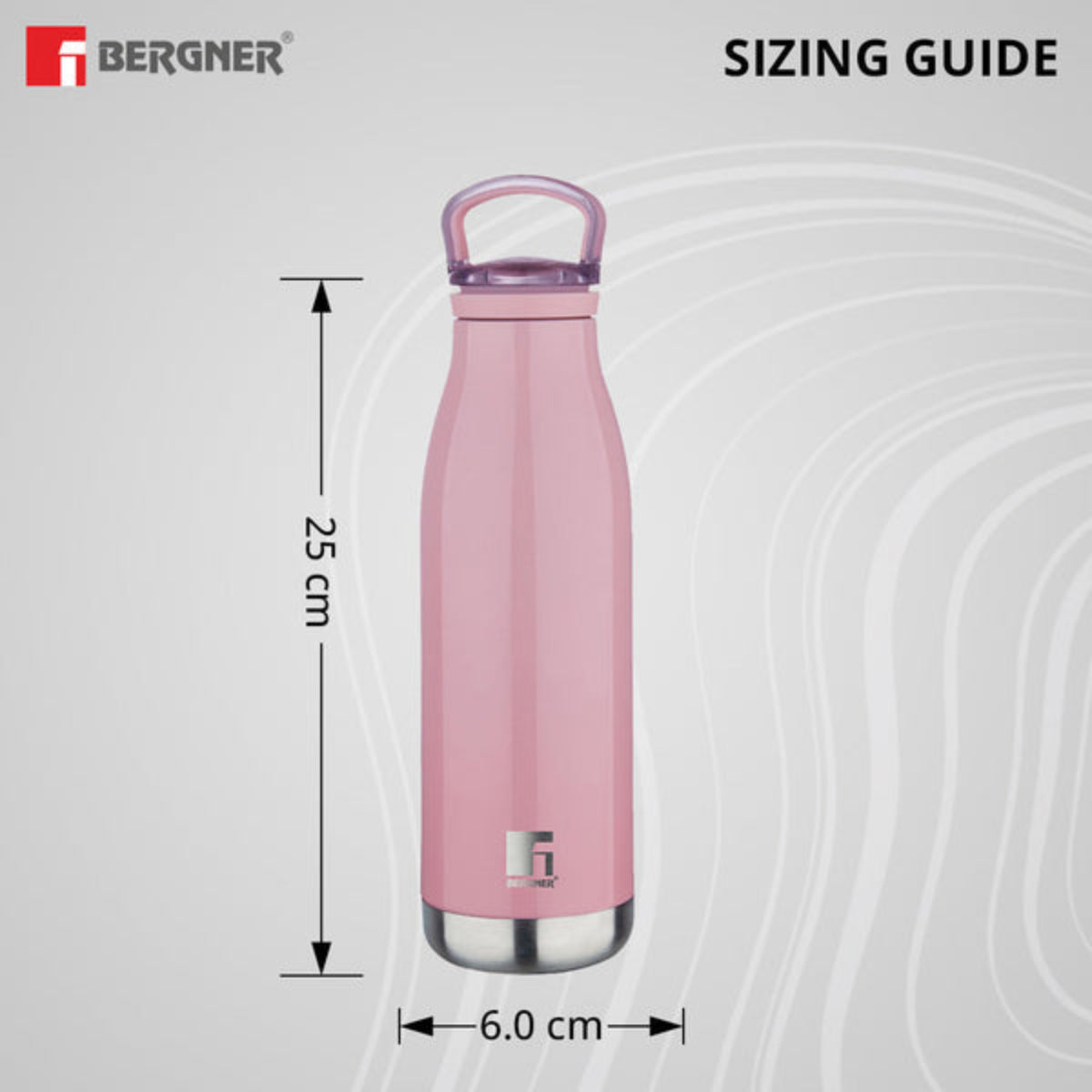 Bergner Walking Belle Blossom Thermosteel Hot and Cold 500ml