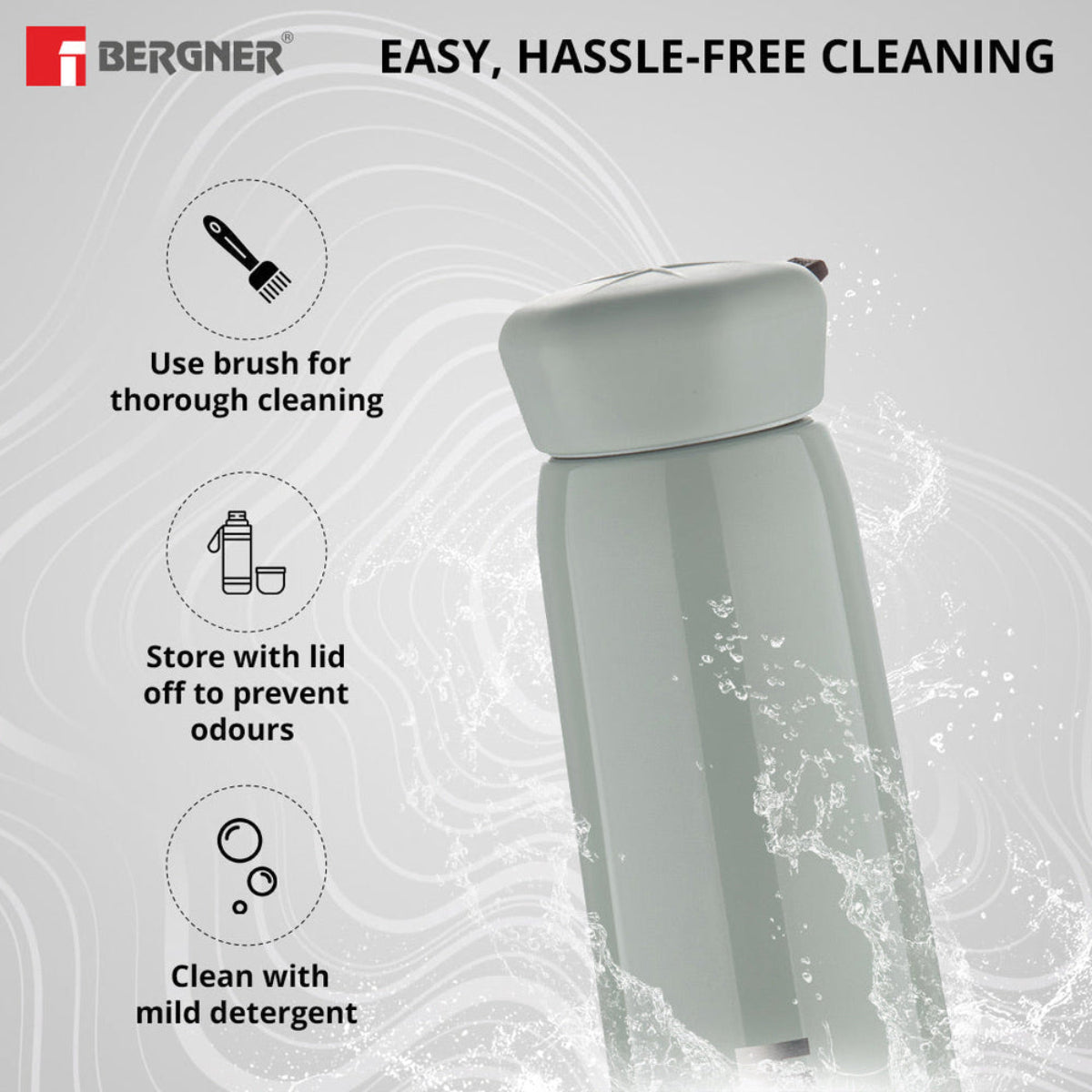Walking LilyLuxe Thermosteel Hot and Cold 400ml Flask