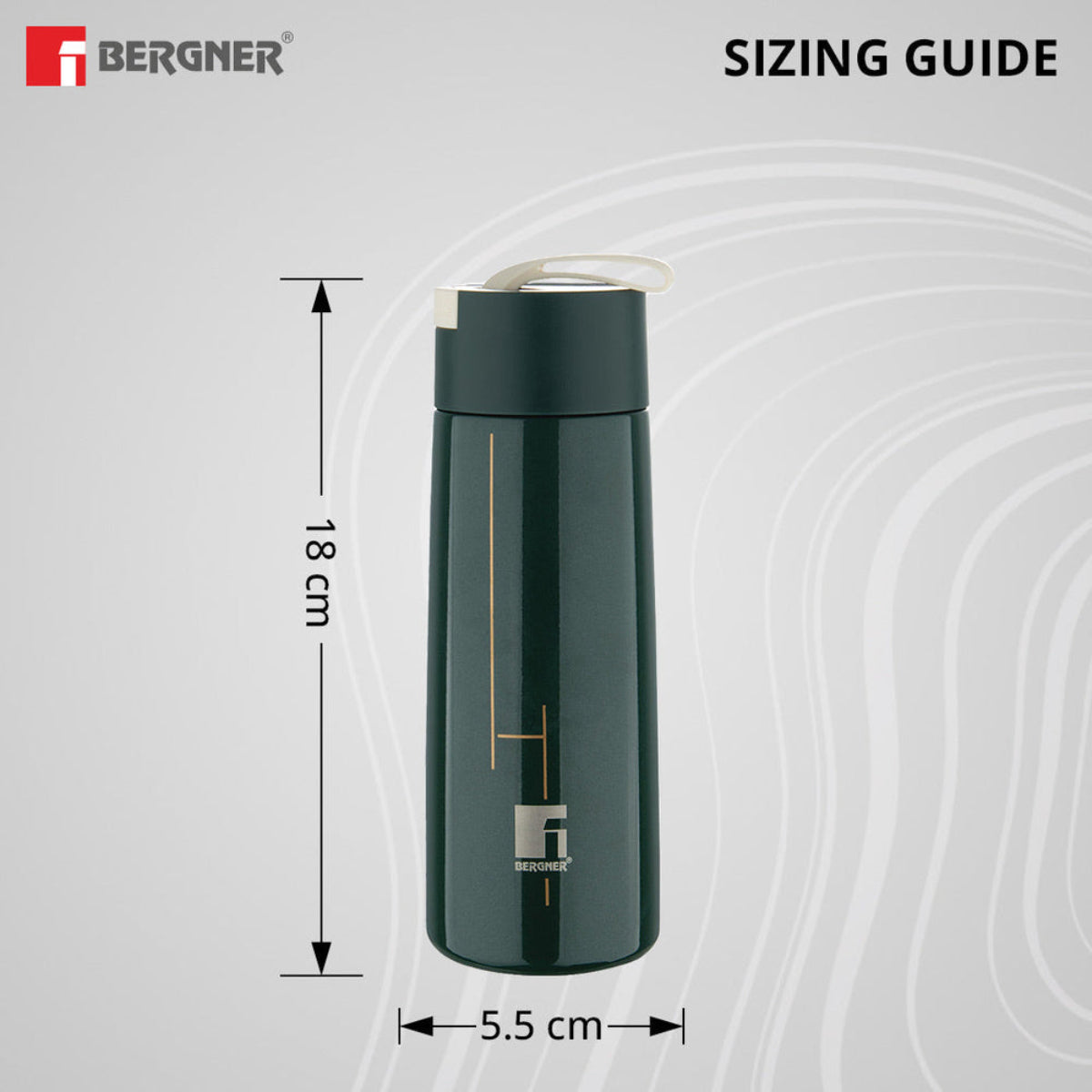 Bergner Walking Filter Flow Thermosteel Hot and Cold 350ml Flask