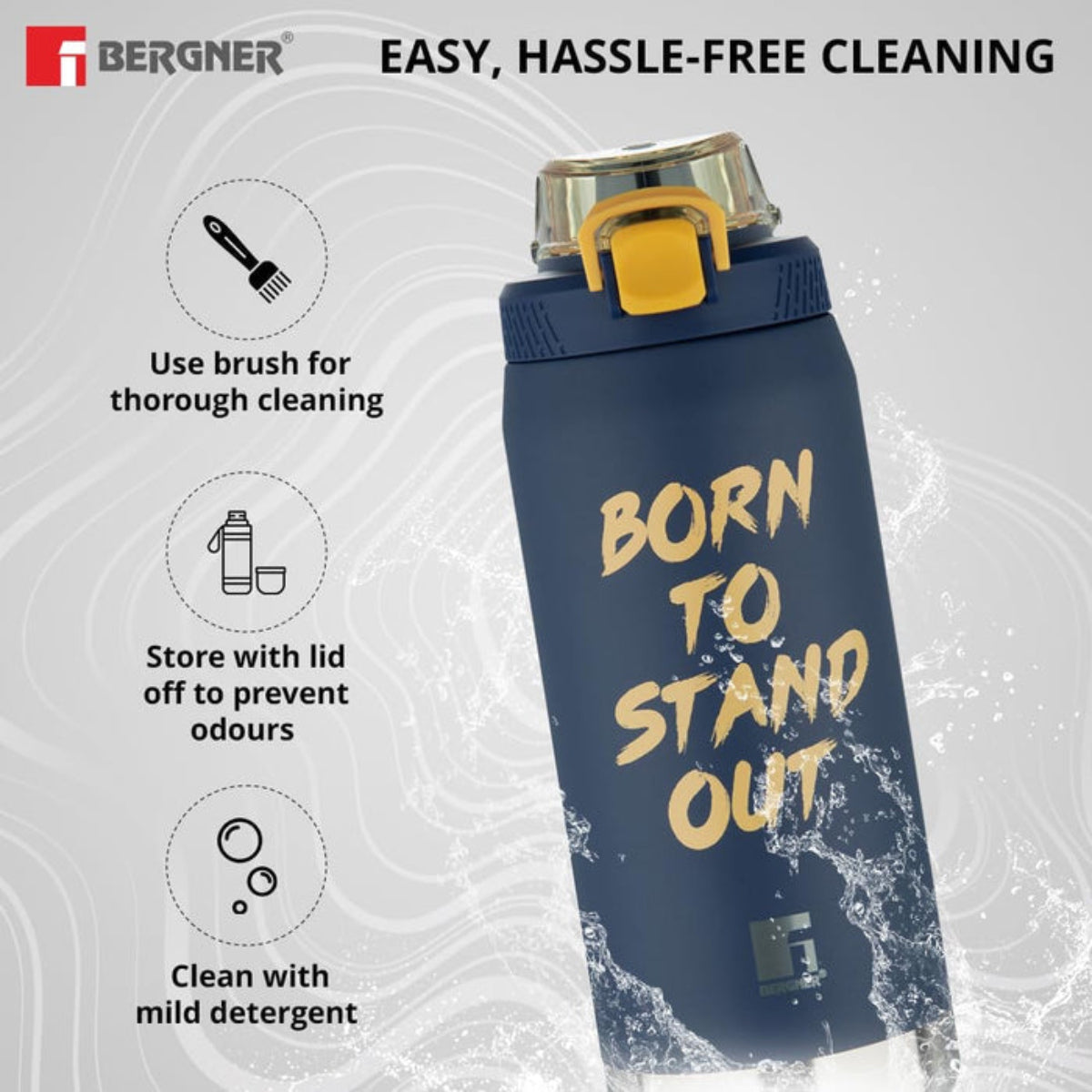 Bergner Walking AquaGymPro Thermosteel Hot and Cold 11000 ml Bottle