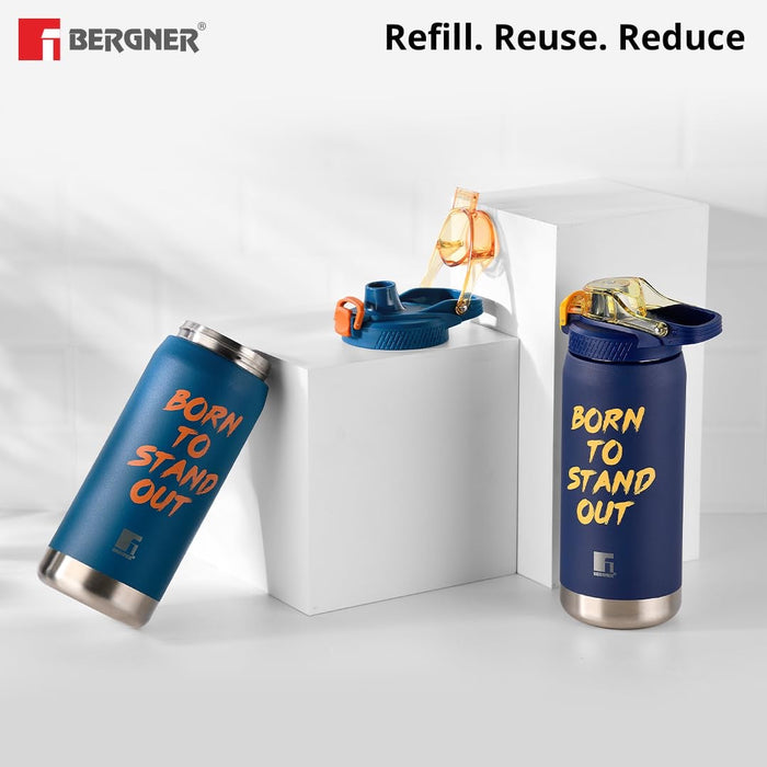Bergner Walking AquaGymPro Thermosteel Hot and Cold 11000 ml Bottle