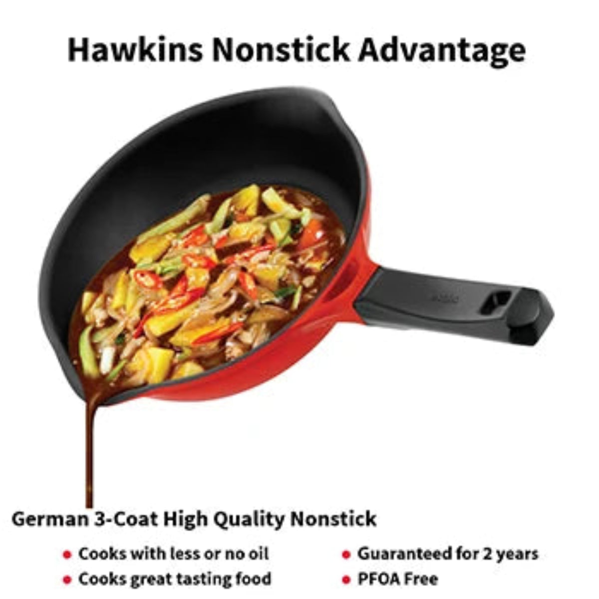 Hawkins Induction Compatible Die Cast Frying Pan 20 cm