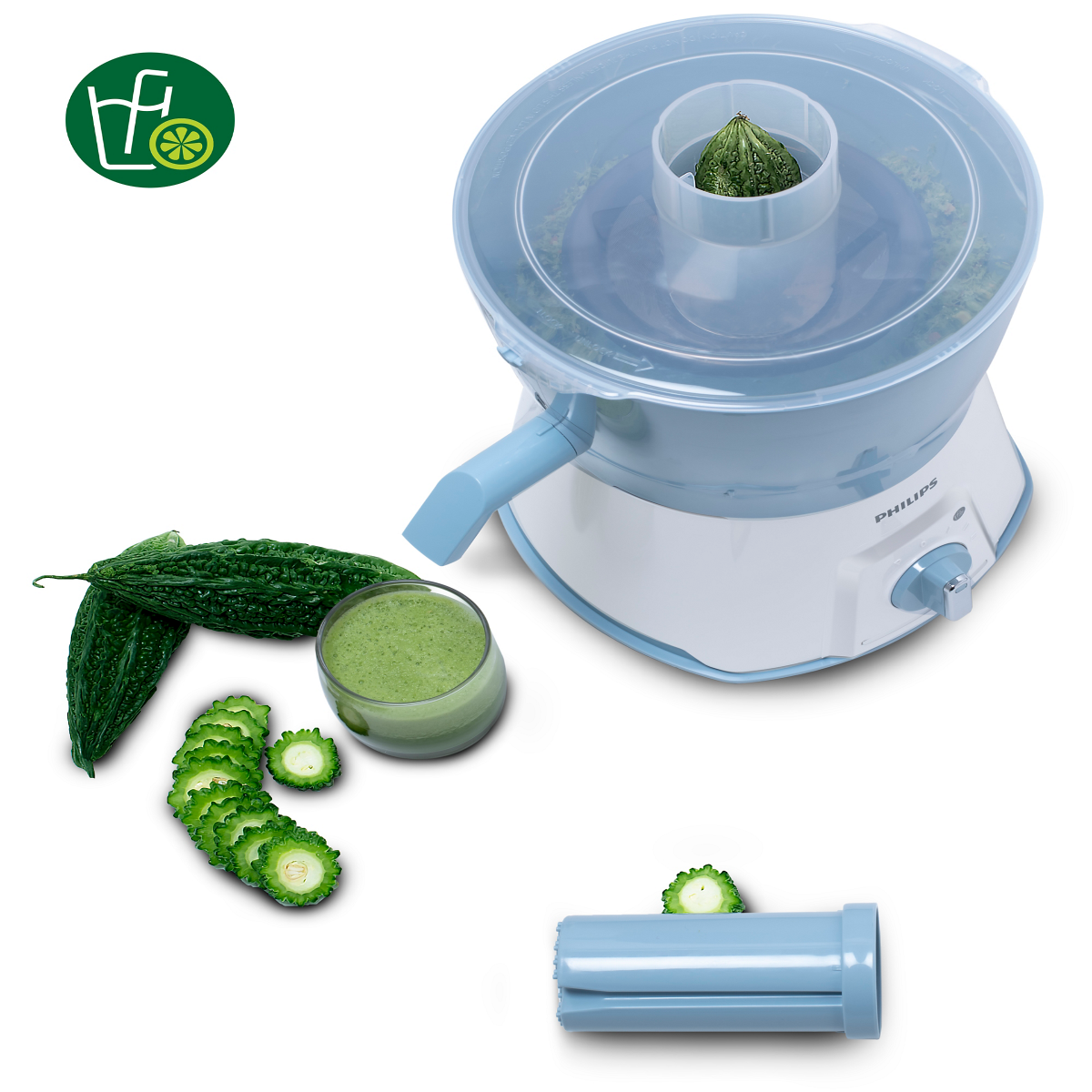 Philips Viva Collection Juicer 600 Watts Turbo Power Motor - HL7577/00