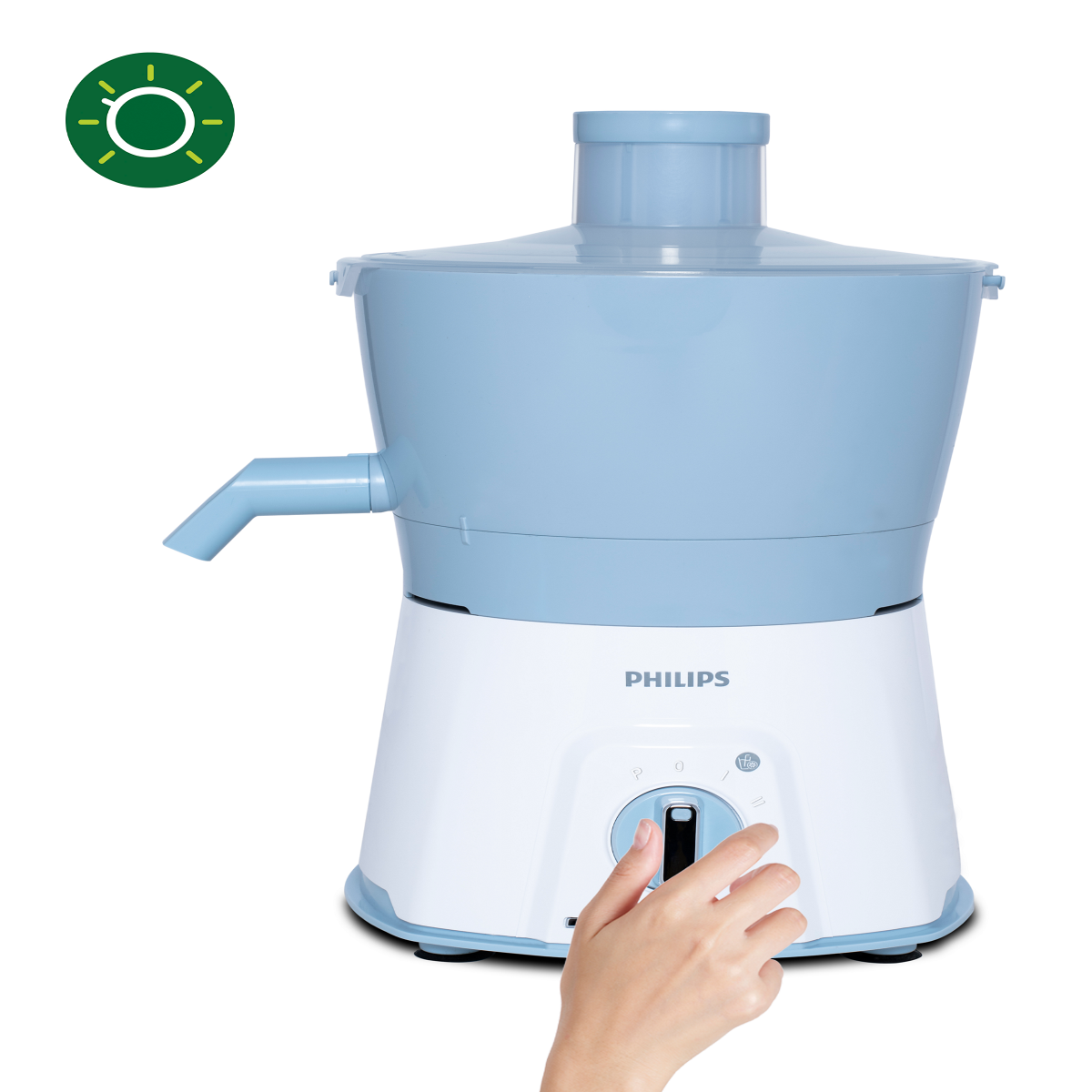 Philips Viva Collection Juicer 600 Watts Turbo Power Motor - HL7577/00