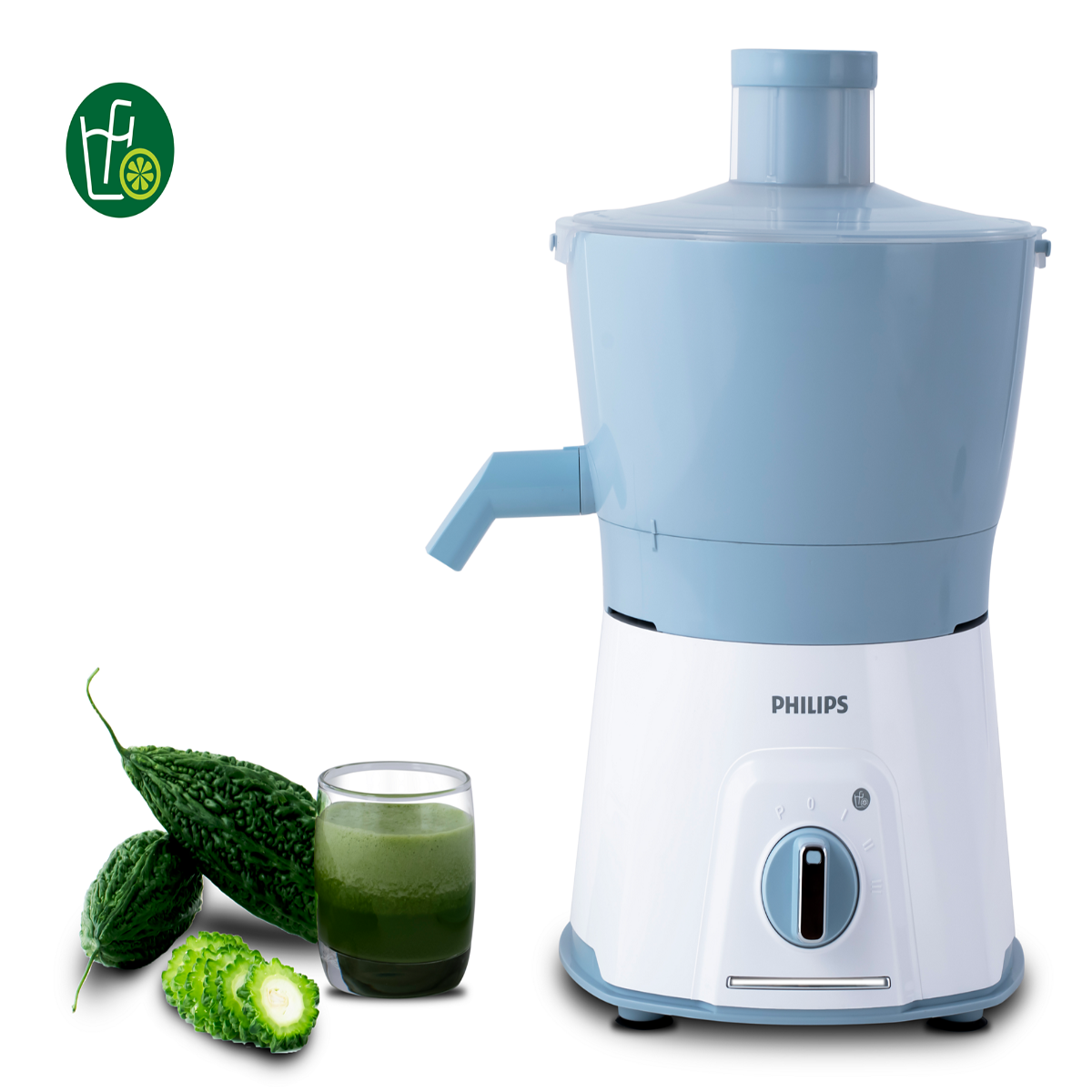 Philips Viva Collection Juicer 600 Watts Turbo Power Motor - HL7577/00