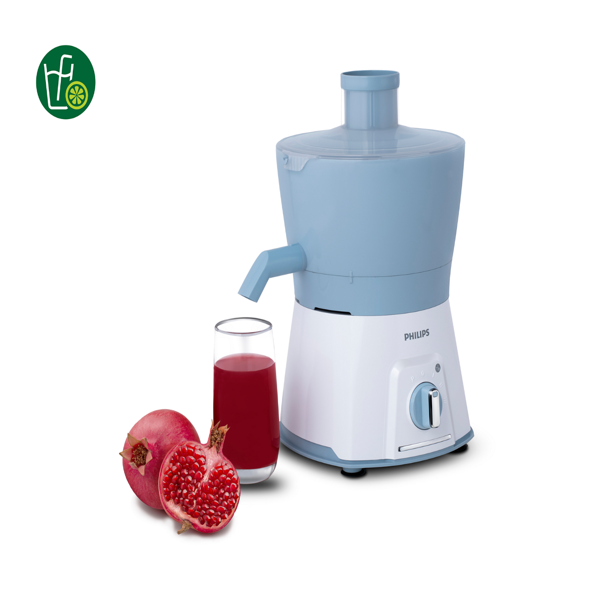 Philips Viva Collection Juicer 600 Watts Turbo Power Motor - HL7577/00
