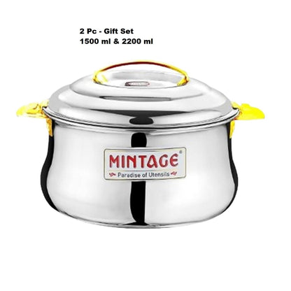 Mintage 2 Pc Gift Set Stainless Steel Casserole Dolphin (Lock n Lock) - CDPG-02