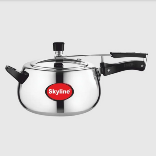 Skyline 5 Liter Aluminum Induction Base Pressure Cooker - PC-05