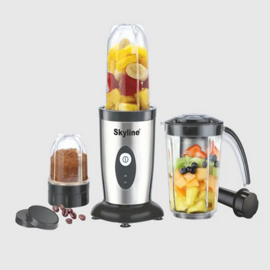Skyline Nutri Mixer 400 Watts – Multi-Purpose Blender & Grinder with 3 Jars - VTL-444