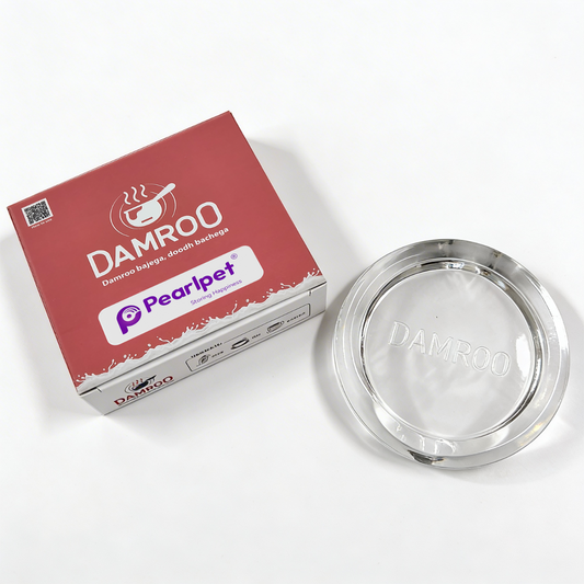 Pearlpet Damroo Smart Glass Milk Boiler with Boil Alert | Spill-Proof, Heat Resistant Glass Pot