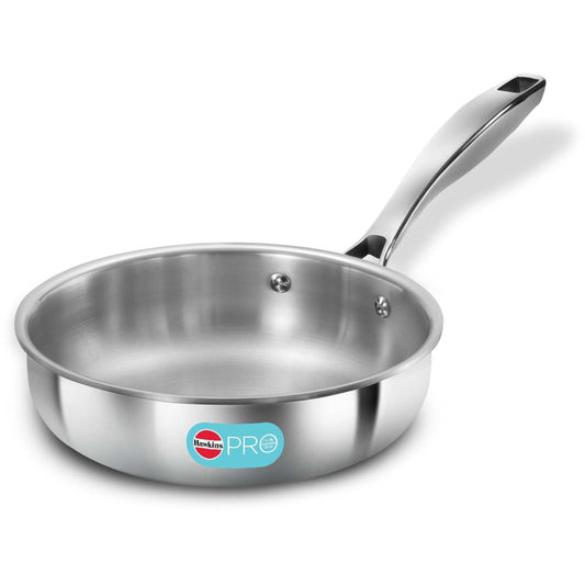 Hawkins Pro Triply Stainless Steel Frying Pan with Stainless Steel Handle, Induction Compatible