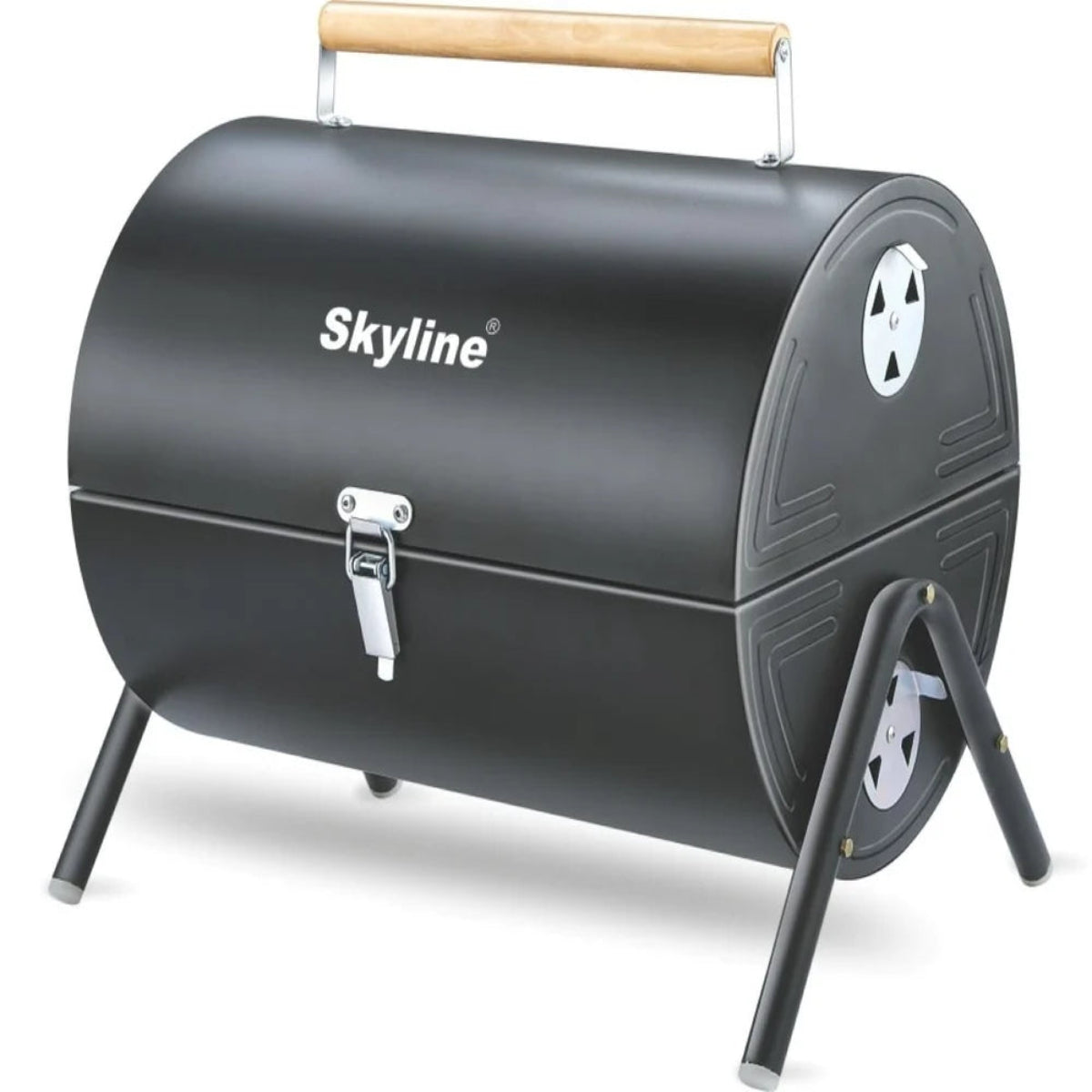 Skyline Barrel Charcoal Barbeque with 10 Skews - VTL-4900
