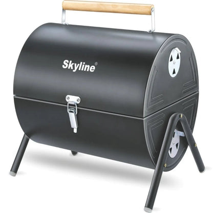 Skyline Barrel Charcoal Barbeque with 10 Skews - VTL-4900
