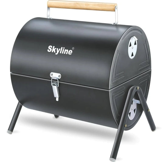 Skyline Barrel Charcoal Barbeque with 10 Skews - VTL-4900