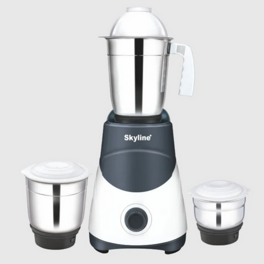 Skyline 600 Watts Mixer Grinder with 3 Stainless Steel Jars - VTL-5000