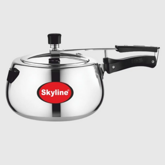 Skyline 3 Liter Aluminum Induction Base Pressure Cooker - PC-04 