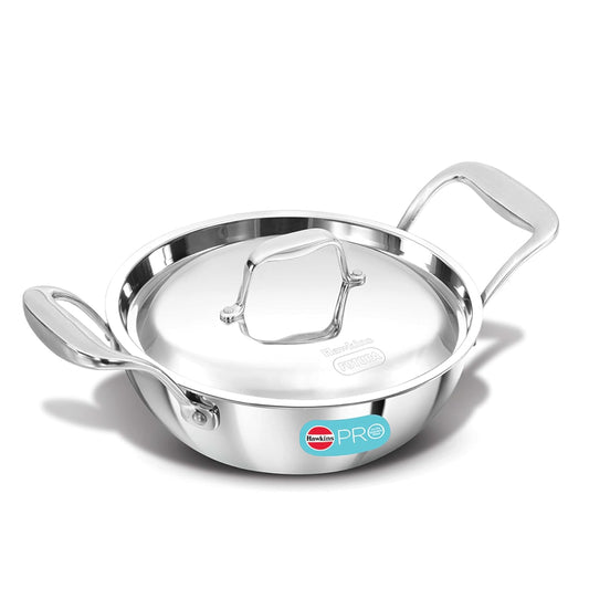 Hawkins Pro Deep-Fry Pan with Stainless Steel Lid - Induction Compatible
