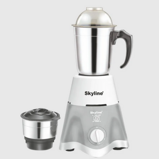 Skyline 550 Watts Mixer Grinder with 2 Stainless Steel Jars - VTL-5500