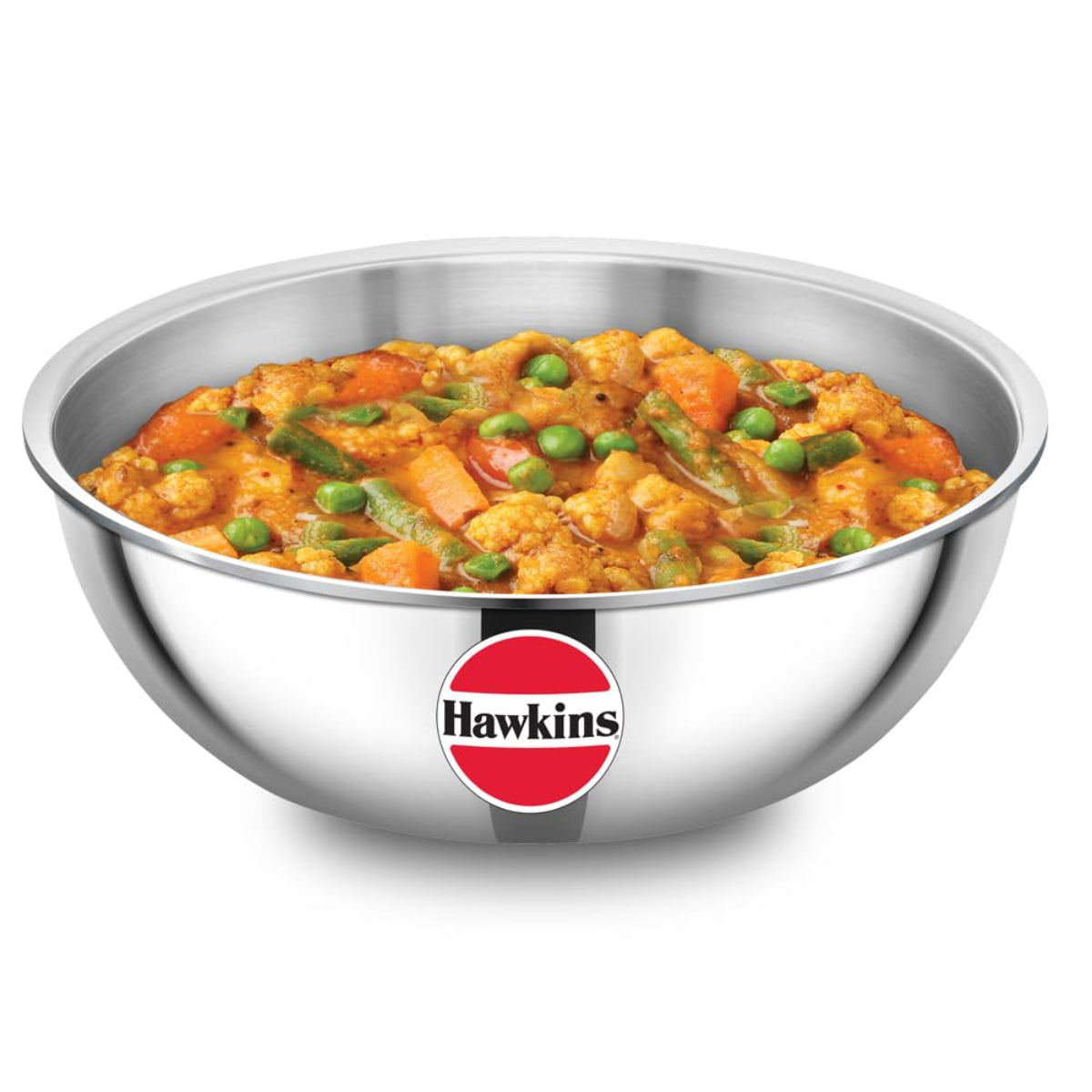 Hawkins Triply Stainless Steel Metro Kadhai (Tasla) Induction Compatible