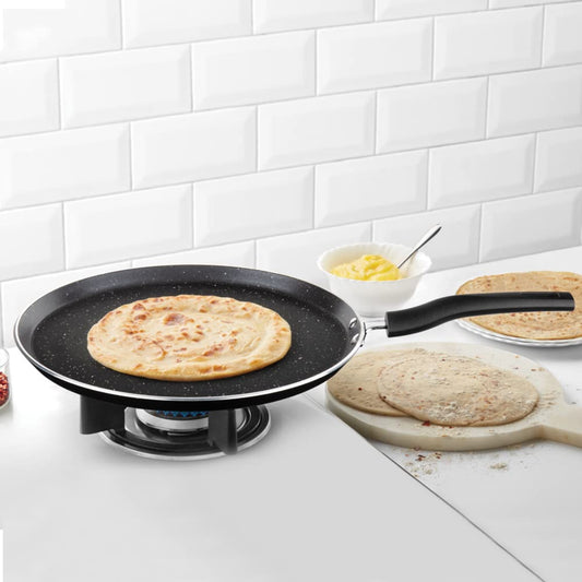 Borosil Granito Non-Stick Flat Tawa, Induction Friendly 28 cm - NSFT28GR02