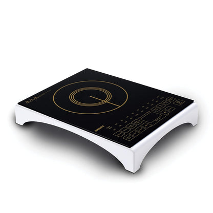 Philips 2100 Watt Induction Cook Top with Sensor Touch & High quality Full Glass Panel, Black - HD4938/01