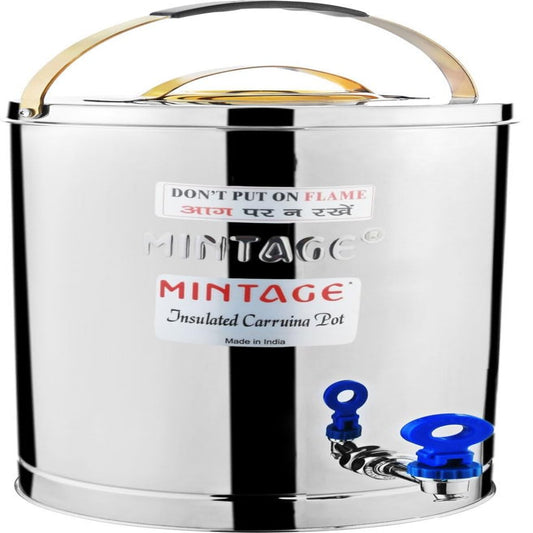 Mintage 5L Hot & Cold Tea Container Sleek Alpine With Golden Lid - TCA-05