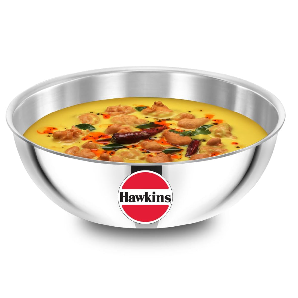 Hawkins Triply Stainless Steel Metro Kadhai (Tasla) Induction Compatible