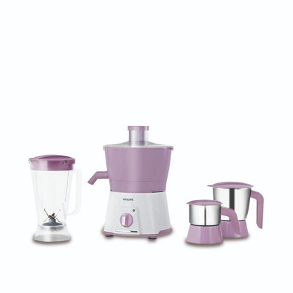 Philips 600W Turbo Motor Juicer Mixer Grinder Come with 3 Jar - HL7581/00