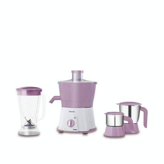 Philips 600W Turbo Motor Juicer Mixer Grinder Come with 3 Jar - HL7581/00
