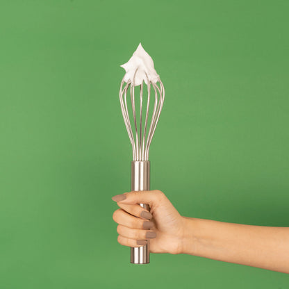Rena French Whisk 18" Stainless Steel | Total Length 45 cm | Useful For Beating Sauces and Batters | 12205