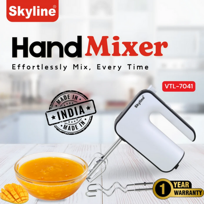 Skyline 400W Hand Mixer with 5-Speed and Turbo Function - VTL-7041