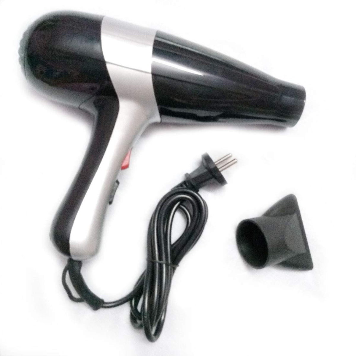 Skyline Professional Hair Dryer, 2000 Watts AC Motor, Silver & Black - VTL-7474