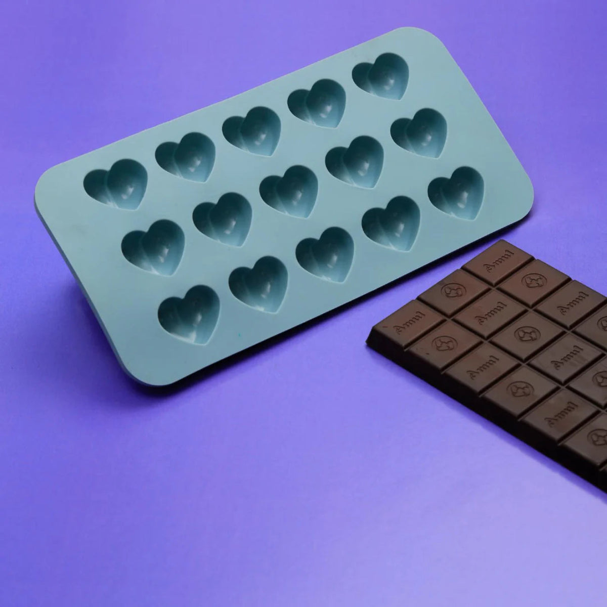 Rena Silicone Sweetheart Chocolate Mould - 15 Holes | Easy To Use | 40661