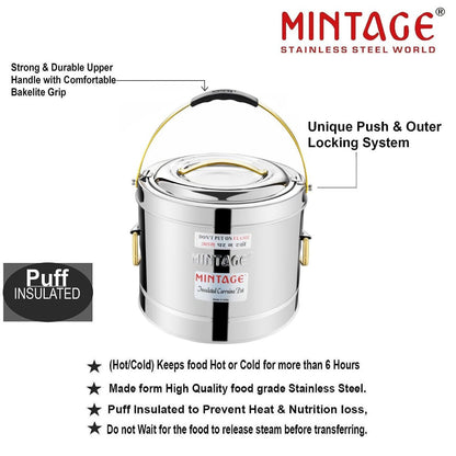 Mintage Stainless Steel Hot/Cold Hot Pot Orbit 15L with Upper & Side Handle HP15