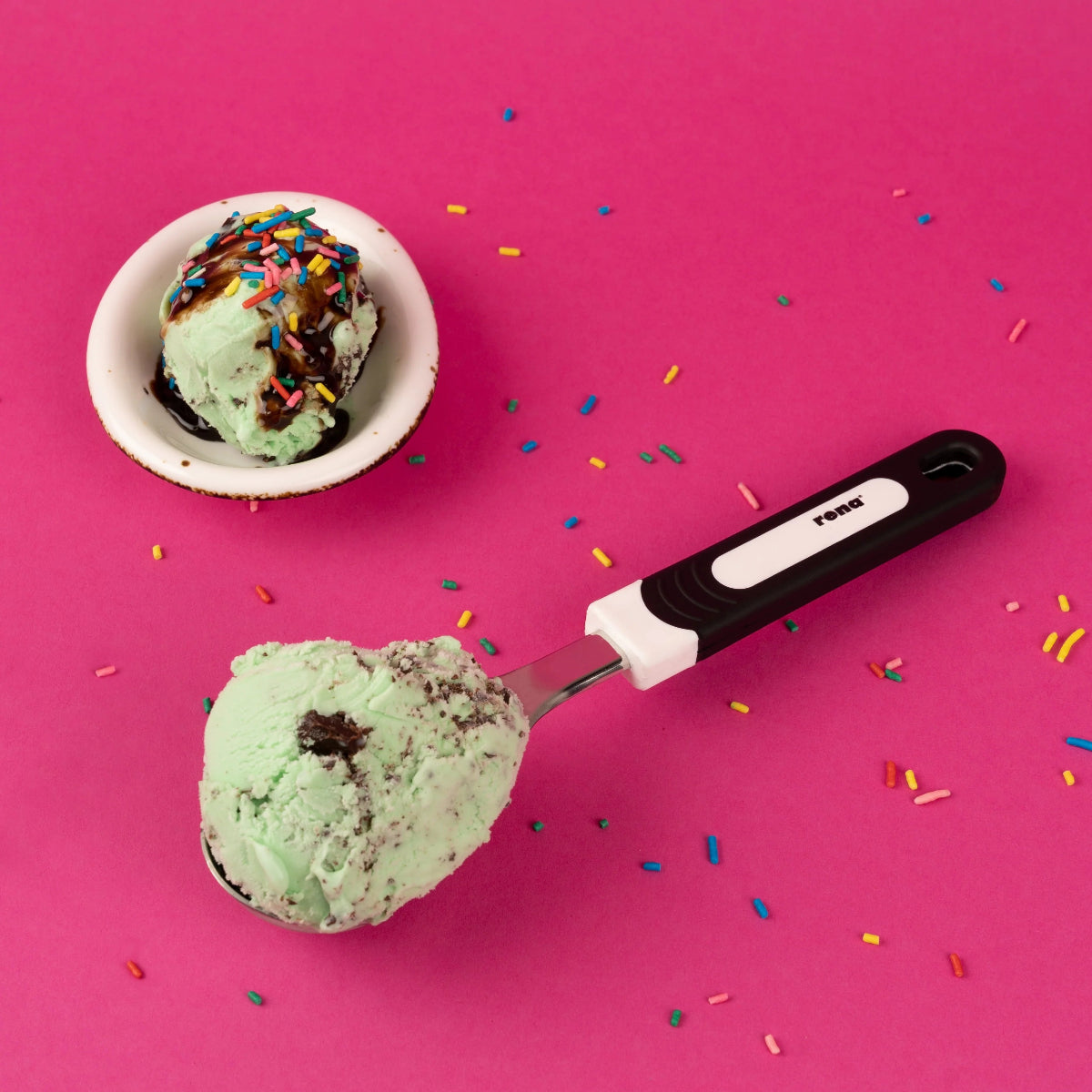 Rena Ice Cream Scoop | Total Length 220 mm & Handle Length 115mm - 9062R5